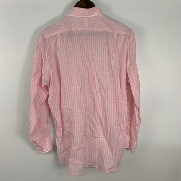 New England Shirt Co. Pink Gingham Button Down - Picture 2 of 3
